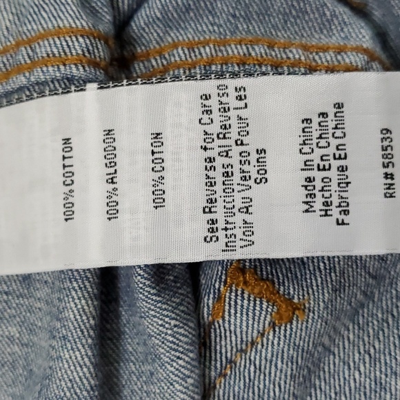 STS BLUE High Rise Raw Hem Elastic Waist Denim Emilia Shorts, Size 35/20,  NWT - Picture 11 of 13